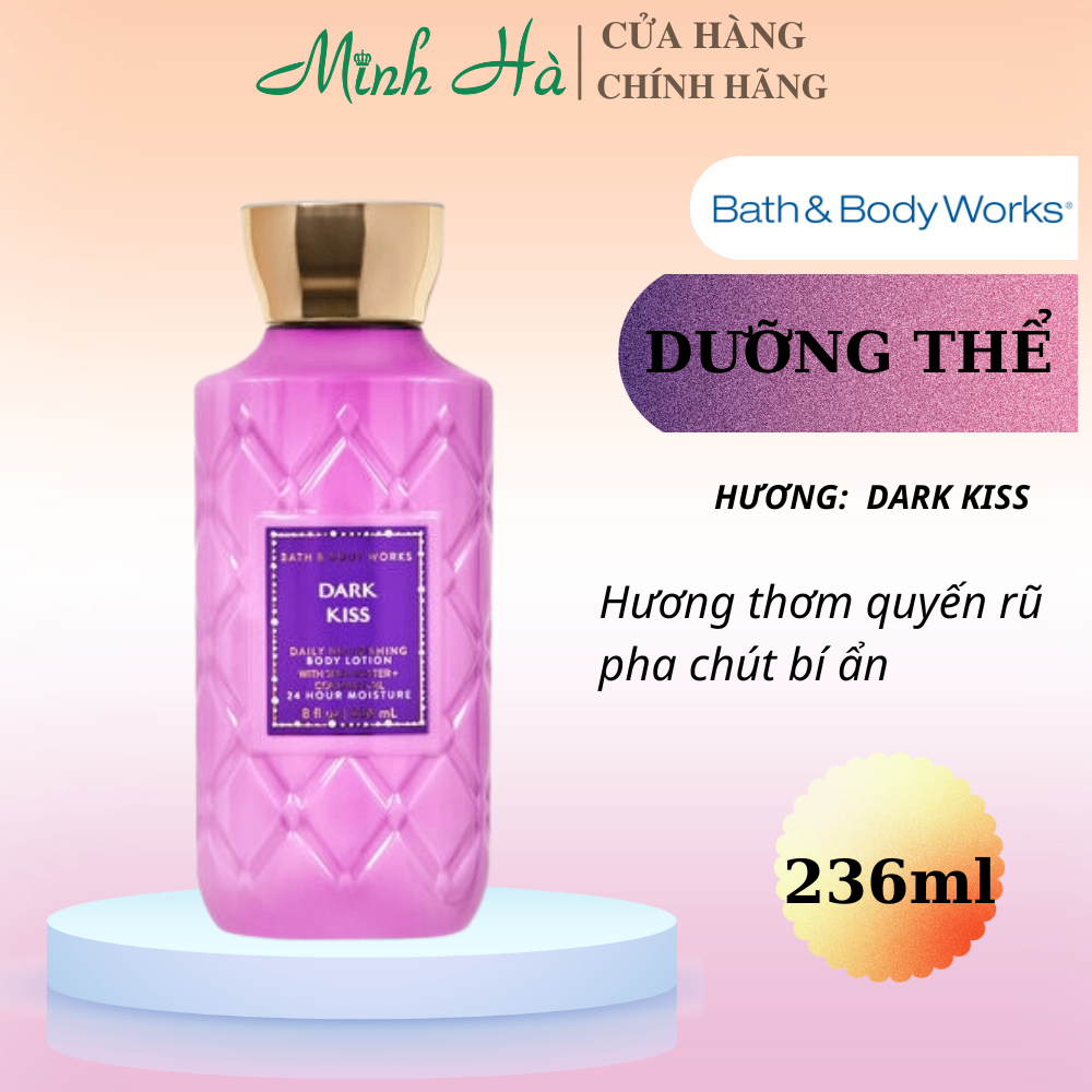 Sữa dưỡng thể Bath & Body Works 236ml đa dạng mùi hương, dưỡng ẩm cho da
