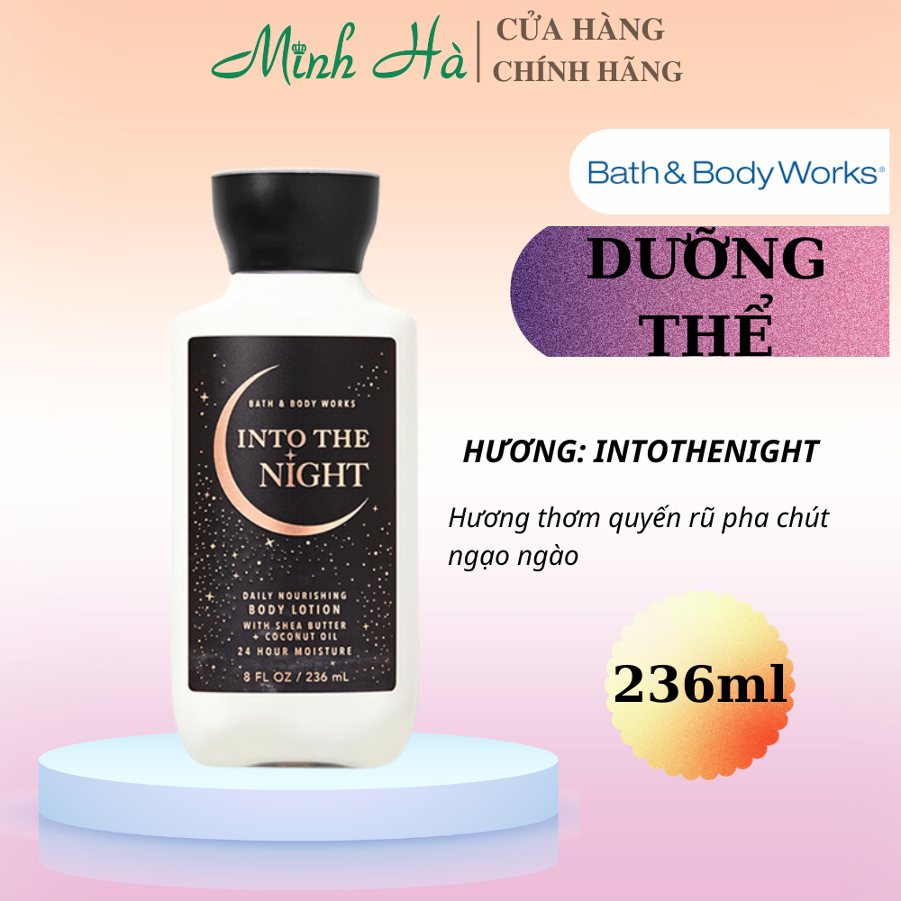 Sữa dưỡng thể Bath & Body Works 236ml đa dạng mùi hương, dưỡng ẩm cho da