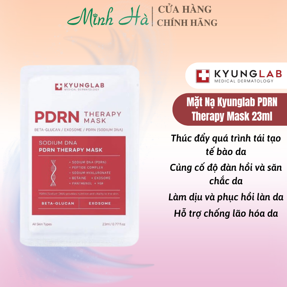 Mặt nạ Kyunglab PDRN Therapy Mask 23ml phục hồi tăng độ đàn hồi cho da