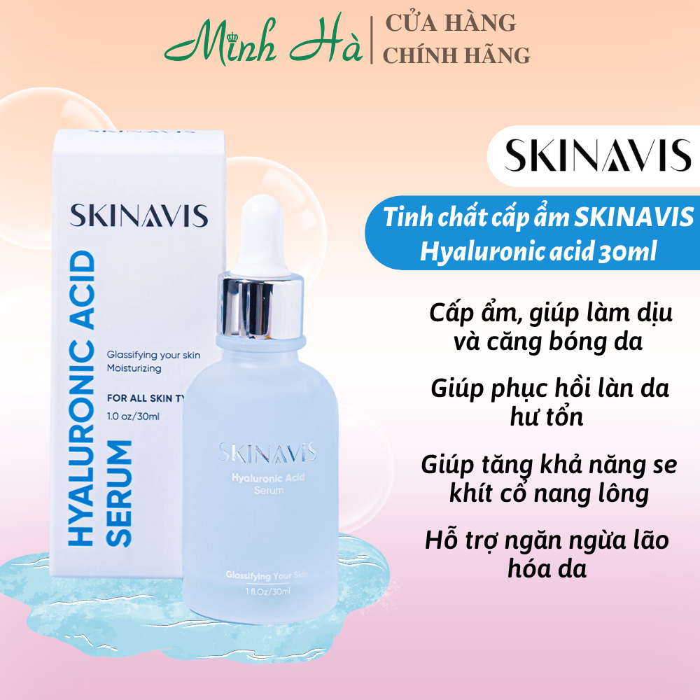 Tinh chất SKINAVIS Hyaluronic Acid 30ml cấp ẩm phục hồi