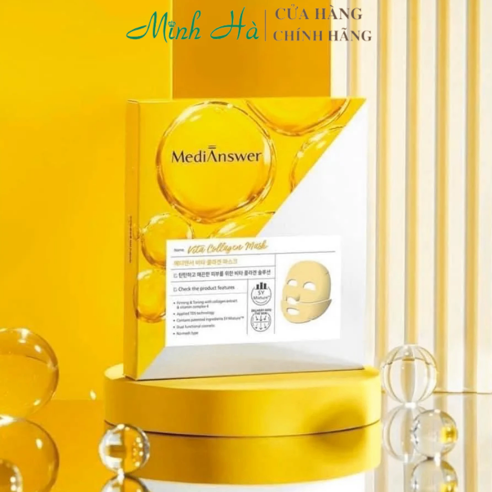 Mặt nạ thạch MediAnswer Collagen Mask 35g chăm sóc da toàn diện