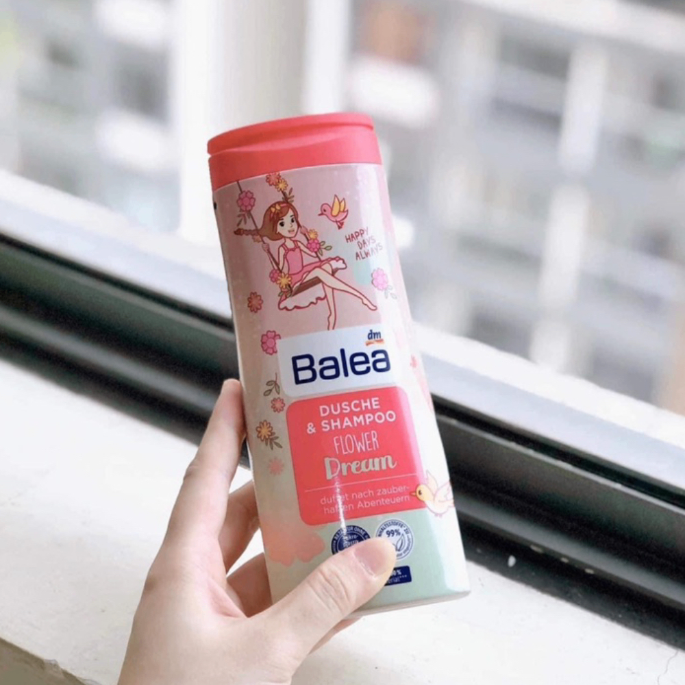 Sữa tắm & gội Balea 300ml cho bé an toàn dịu nhẹ trên da bé