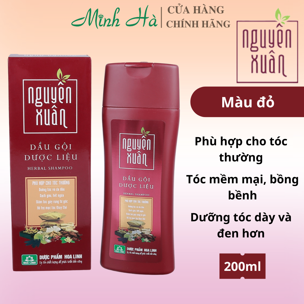 Dầu gội xả dược liệu Nguyên Xuân 200ml dưỡng tóc giúp mọc tóc