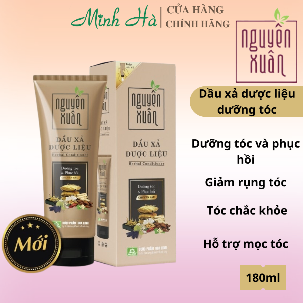 Dầu gội xả dược liệu Nguyên Xuân 200ml dưỡng tóc giúp mọc tóc