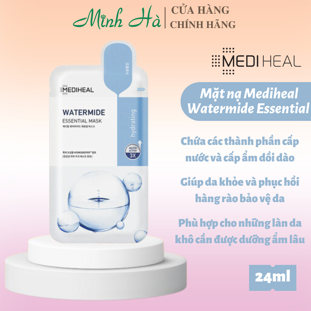 Mặt nạ Mediheal Essential Mask Nourishing dưỡng da các loại 24ml cải thiện các vấn đề da dưỡng chất dồi dào