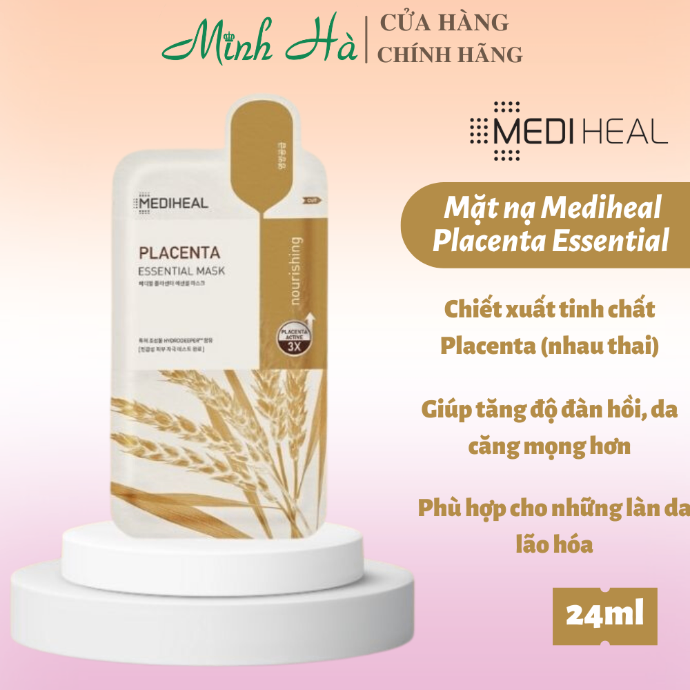 Mặt nạ Mediheal Essential Mask Nourishing dưỡng da các loại 24ml cải thiện các vấn đề da dưỡng chất dồi dào