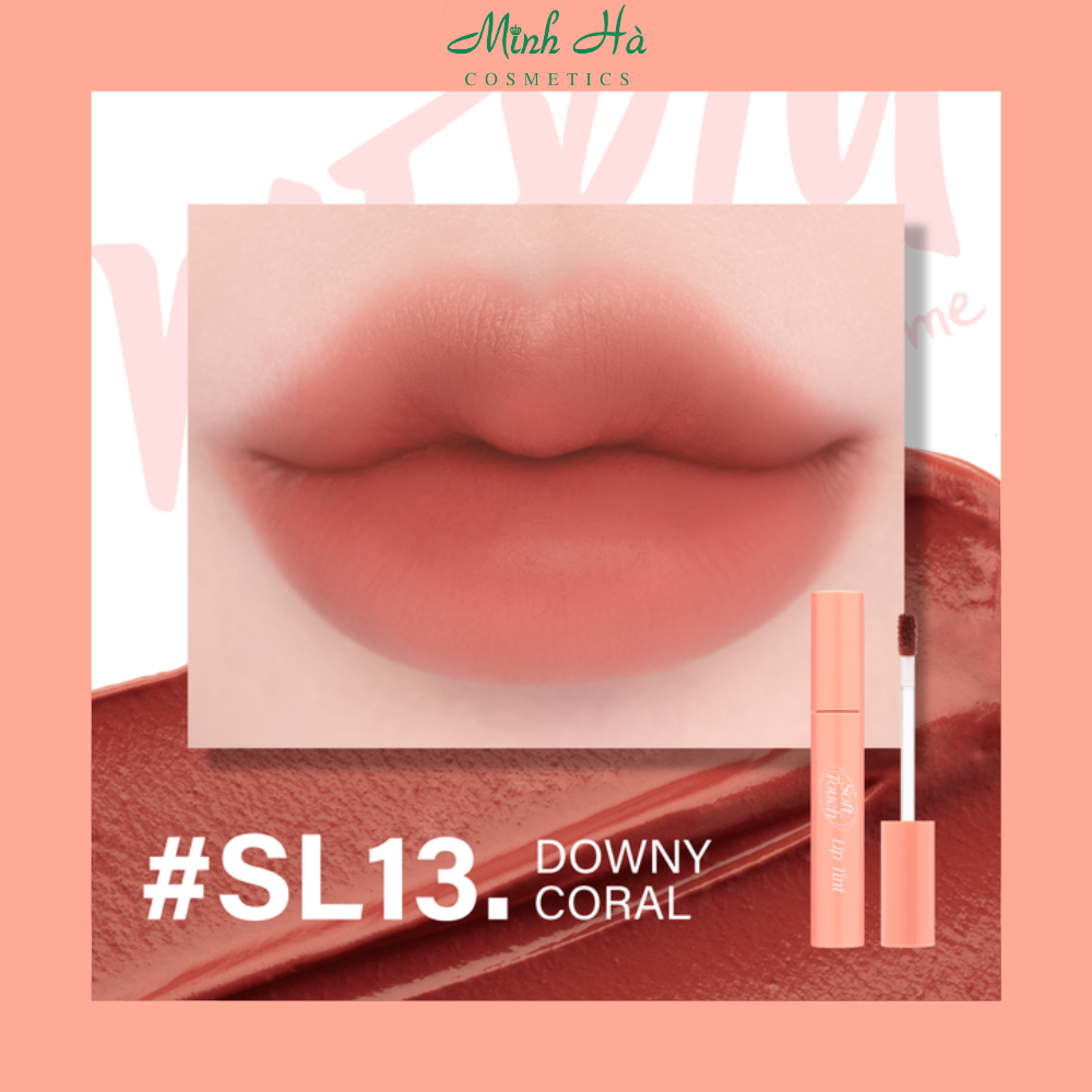 Son kem lì Merzy Soft Touch Lip Tint 3g (Peach Fuzz Edition) dưỡng ẩm mềm mịn