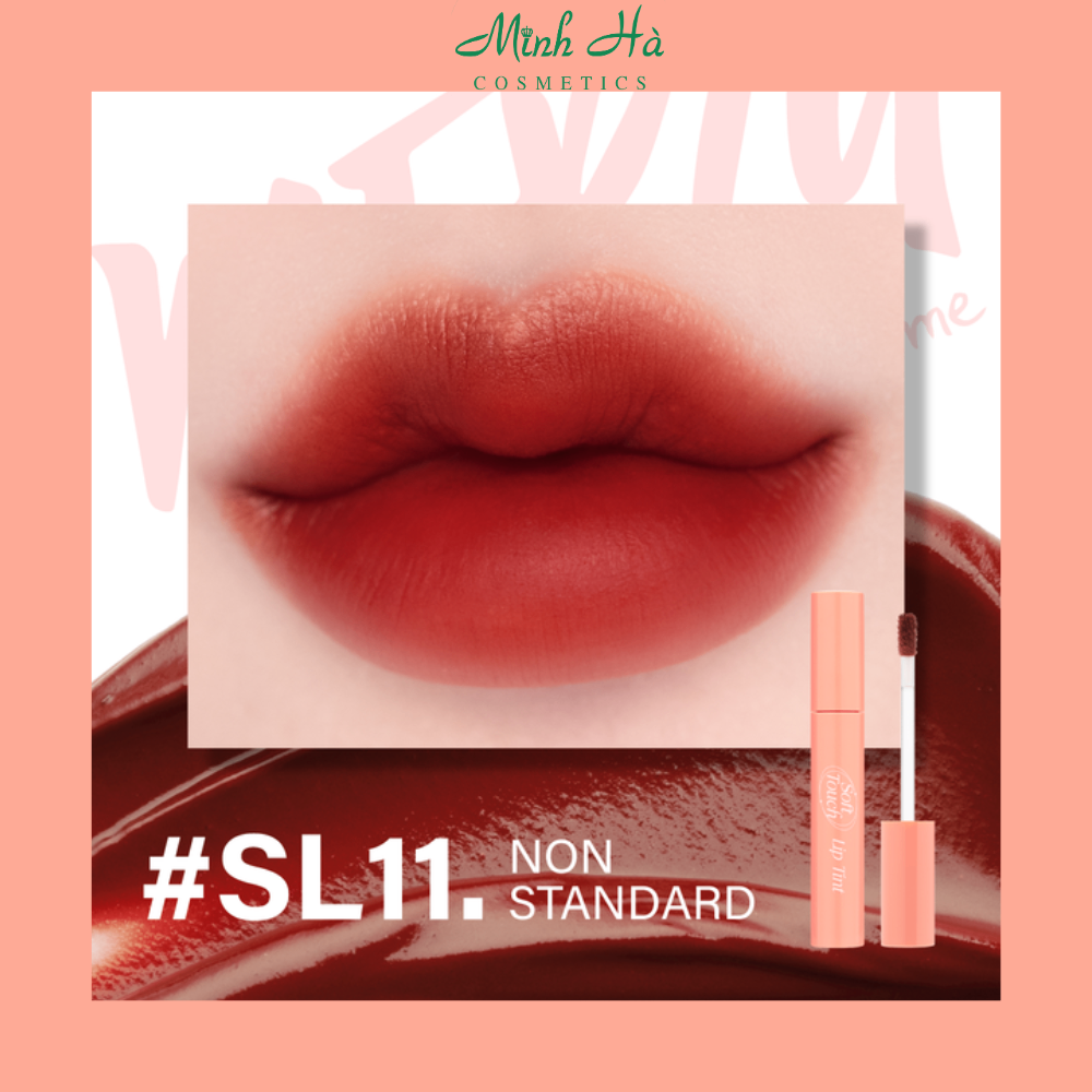 Son kem lì Merzy Soft Touch Lip Tint 3g (Peach Fuzz Edition) dưỡng ẩm mềm mịn