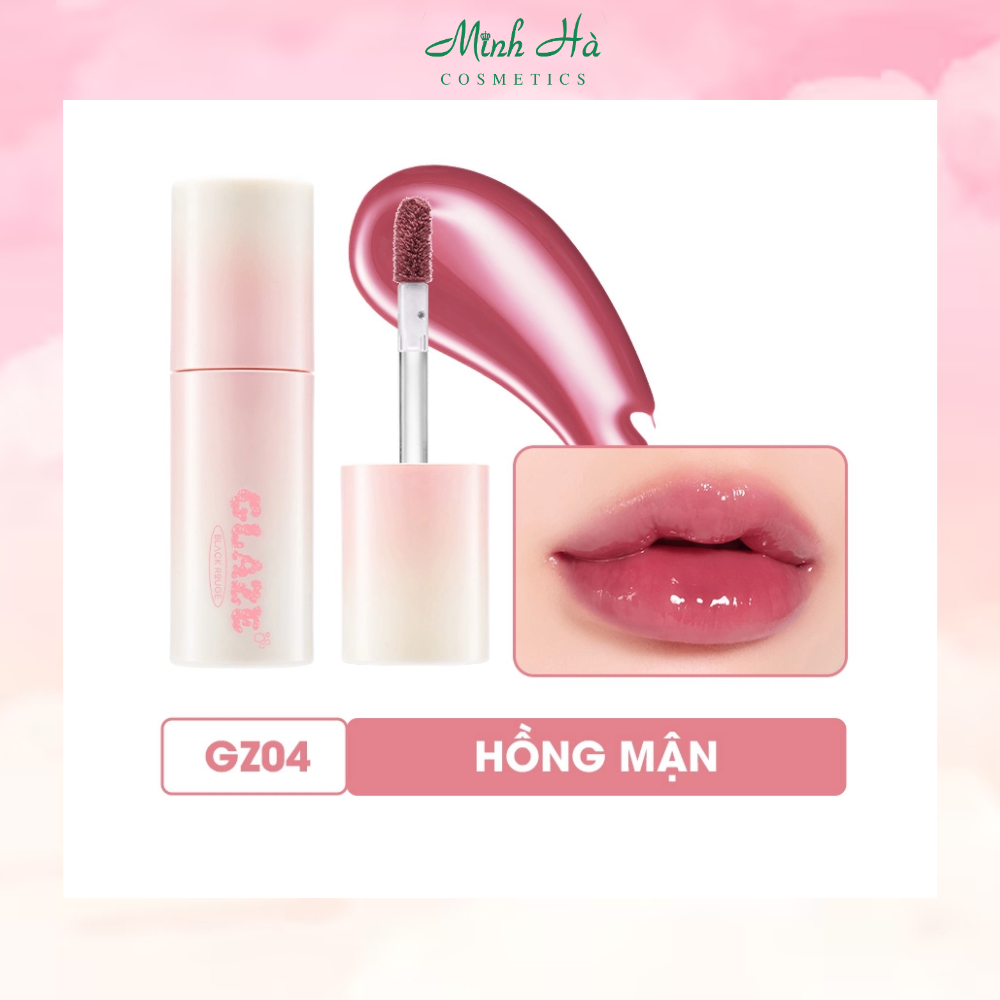 Son bóng Black Rouge Chewy Lip Glaze 32.8g môi căng mọng che phú rãnh môi