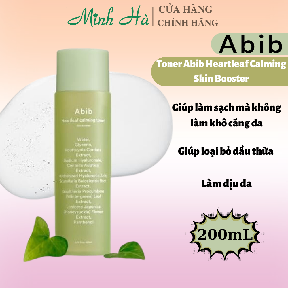 Toner dưỡng da Abib Heartleaf Calming 210ml làm dịu và cấp ẩm cho da