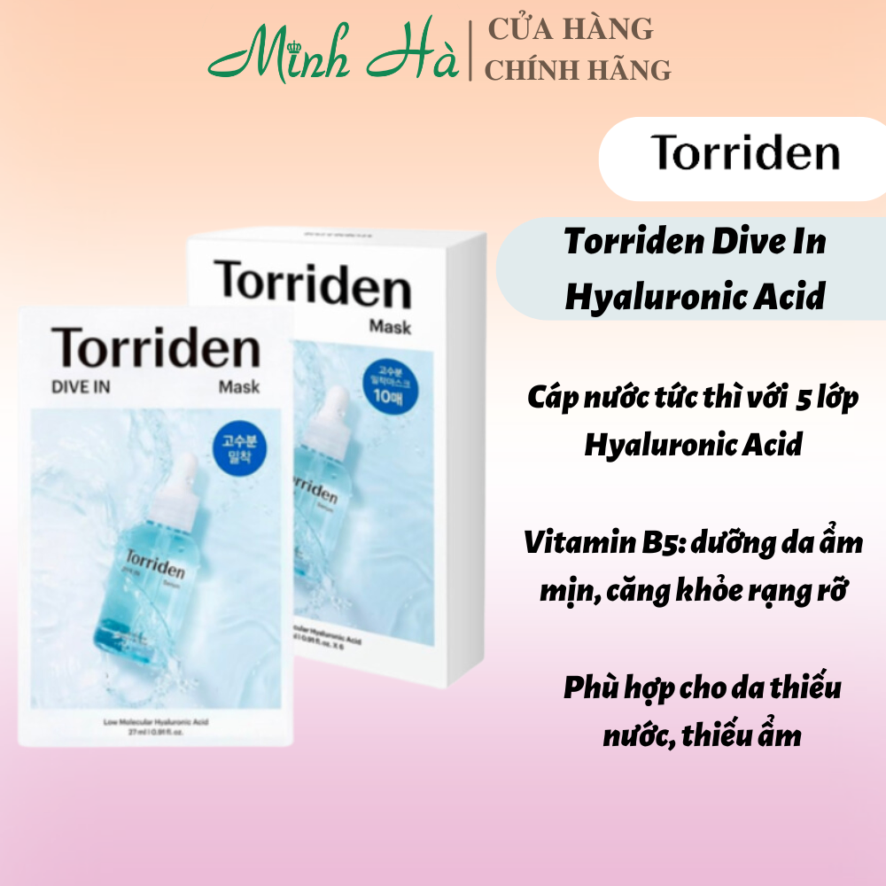 Mặt nạ giấy dưỡng da Torriden Mask 25ml cấp ẩm, phục hồi, làm dịu da