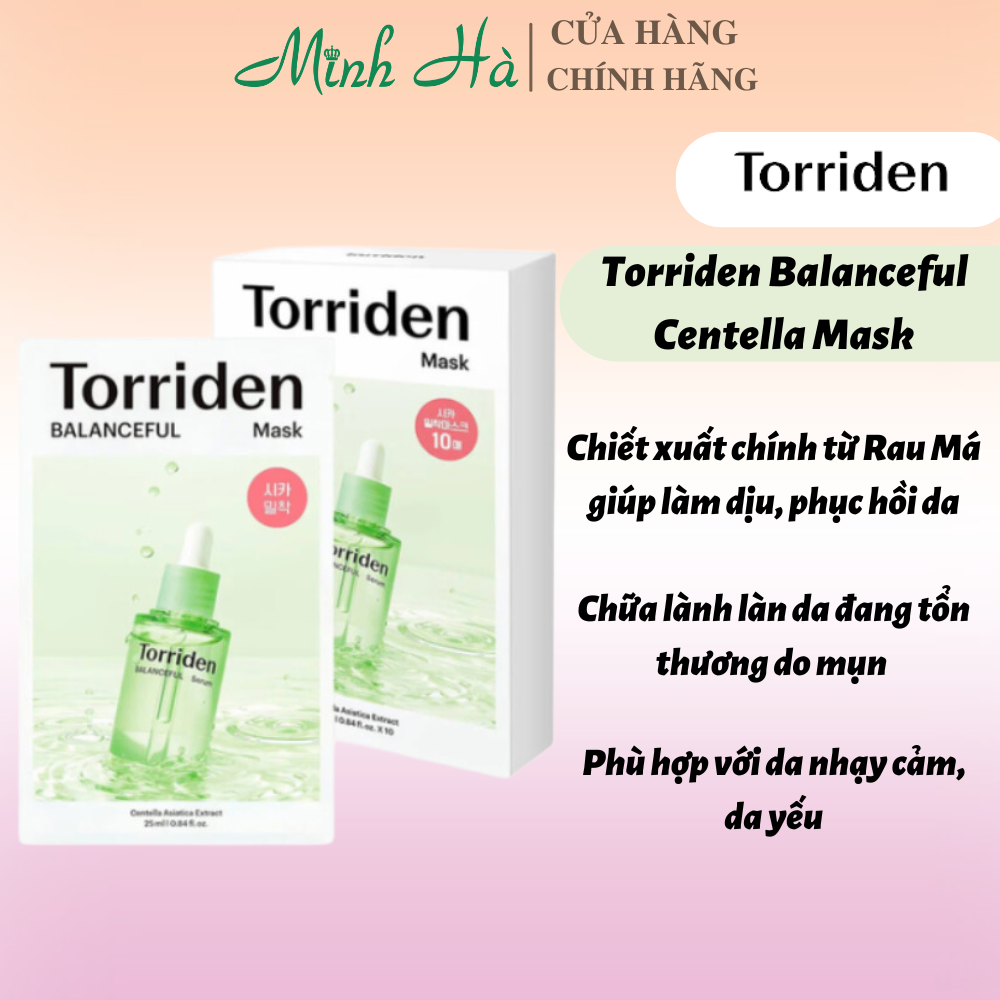 Mặt nạ giấy dưỡng da Torriden Mask 25ml cấp ẩm, phục hồi, làm dịu da