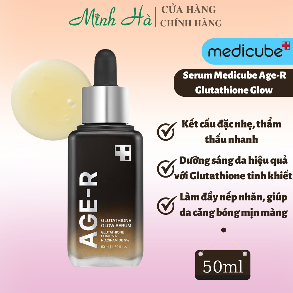 Serum Medicube Age-R Glutathione Glow 50ml dưỡng trắng và chống lão hóa