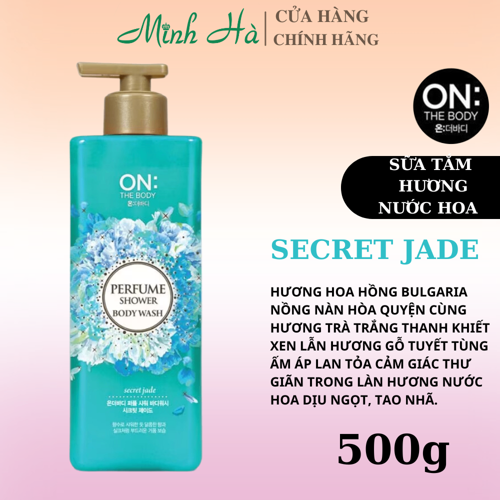 Sữa tắm On: The Body Perfume Shower Body Wash 500g dưỡng ẩm, hương thơm sang trọng