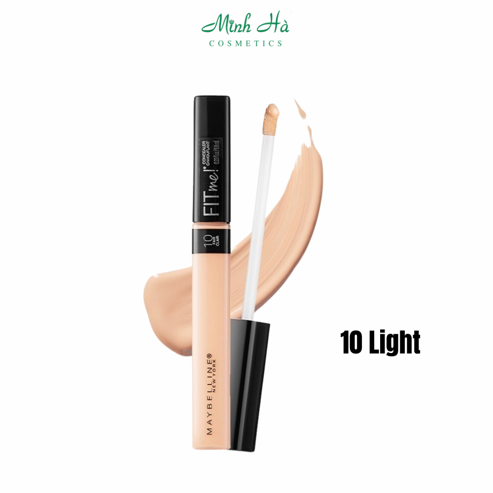 Kem che khuyết điểm Maybelline Fit Me Concearler 6.8ml mỏng mịn, dễ dàng tán đều và bám vào da