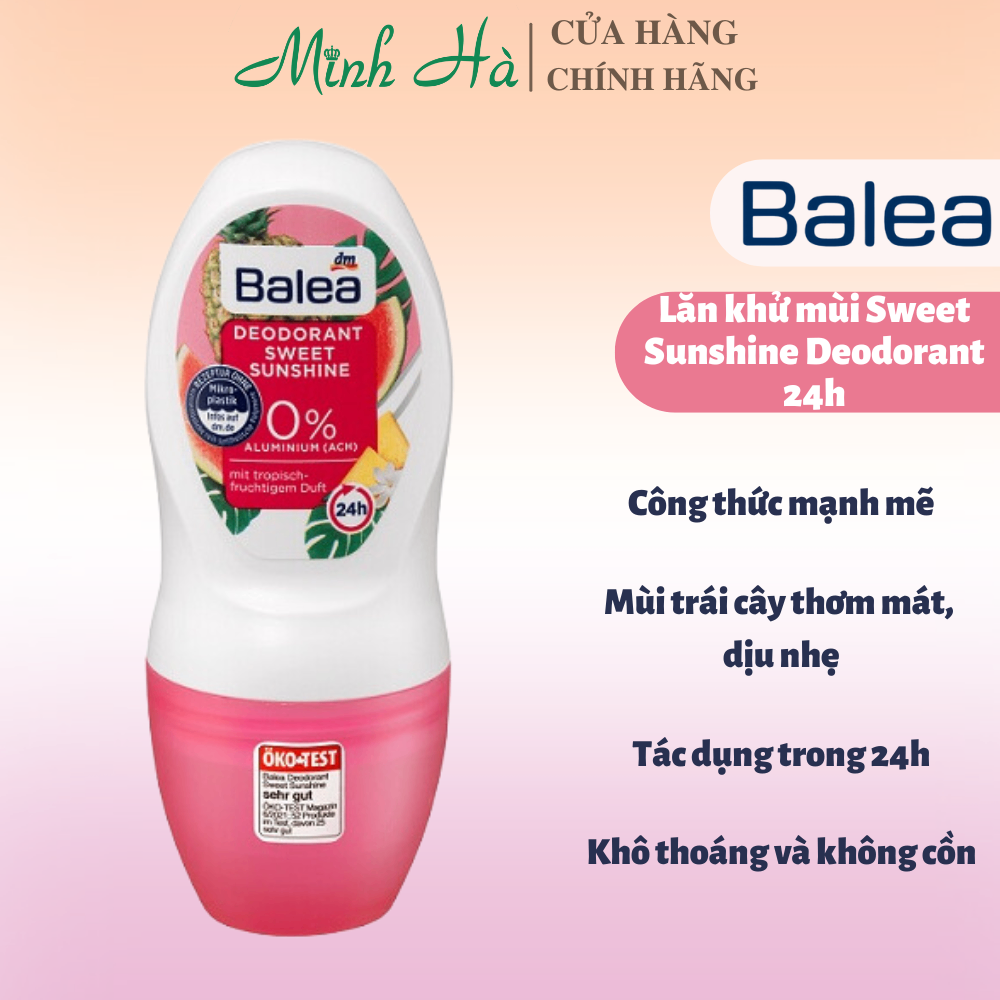 Lăn khử mùi Balea nữ 50ml các dòng khử mùi và bảo vệ vùng da dưới cánh tay
