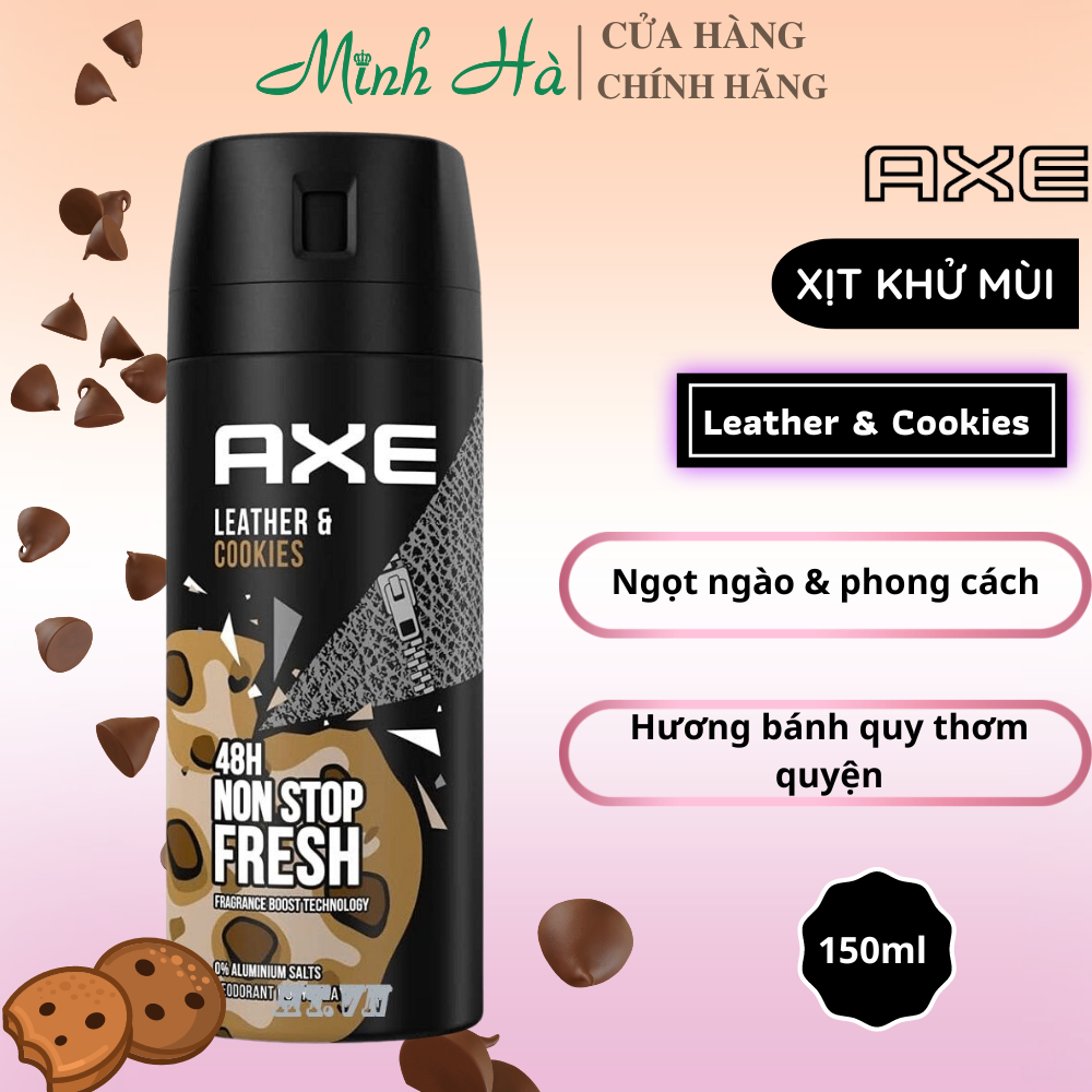 Xịt khử mùi nam AXE 48H 150ml các loại hương thơm lôi cuốn tự tin