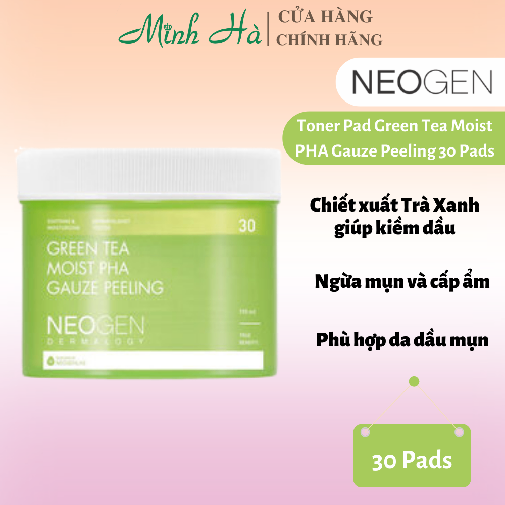 Toner Pad dưỡng da Neogen các loại 30/90 miếng kiềm dầu dưỡng sáng da