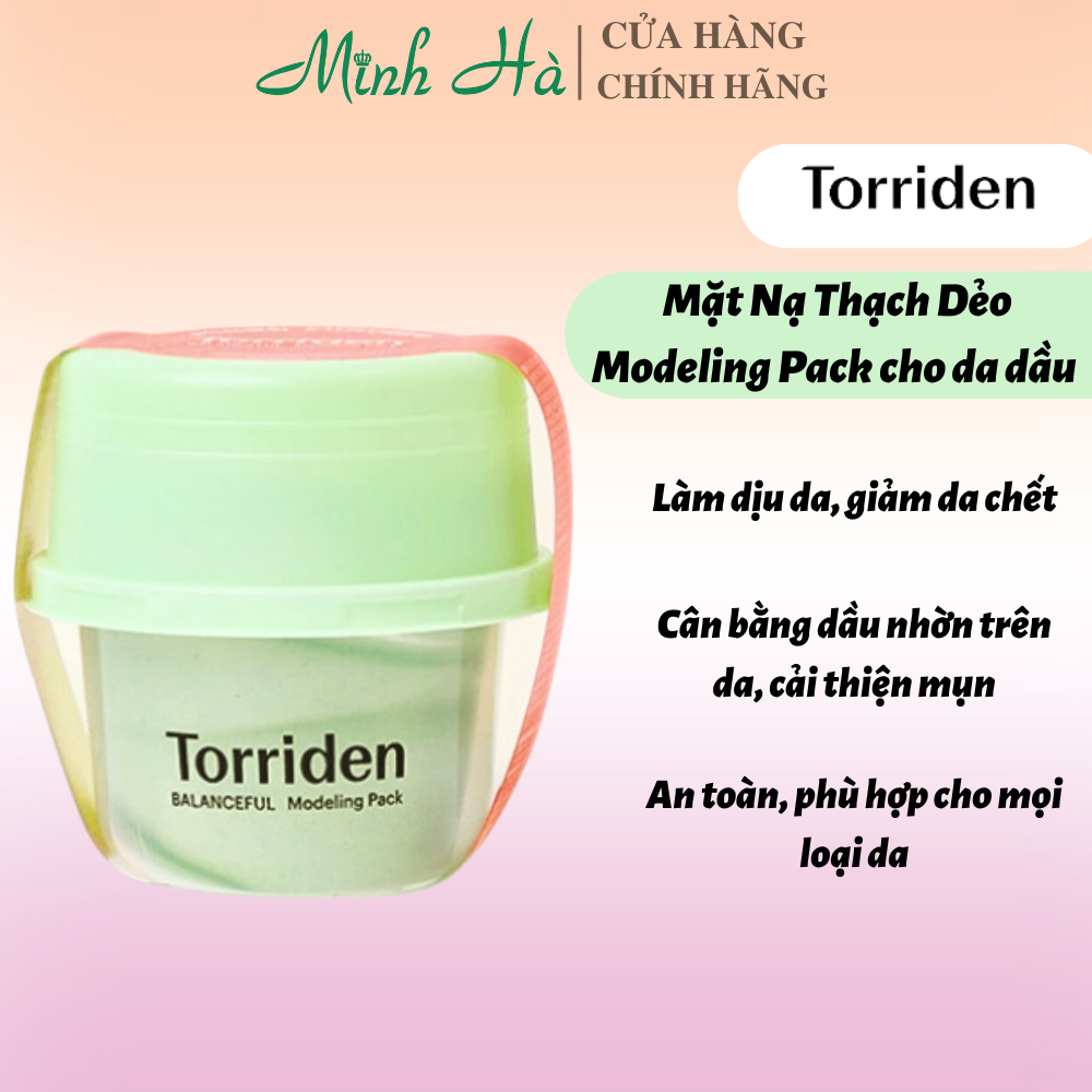 Mặt nạ thạch dẻo Torriden Modeling Pack 30g cấp ẩm, làm dịu và chăm sóc da