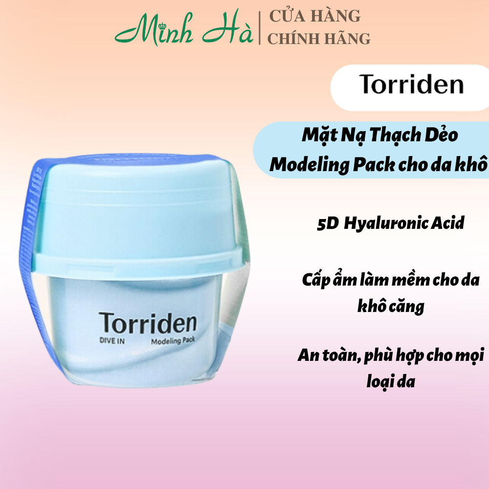 Mặt nạ thạch dẻo Torriden Modeling Pack 30g cấp ẩm, làm dịu và chăm sóc da