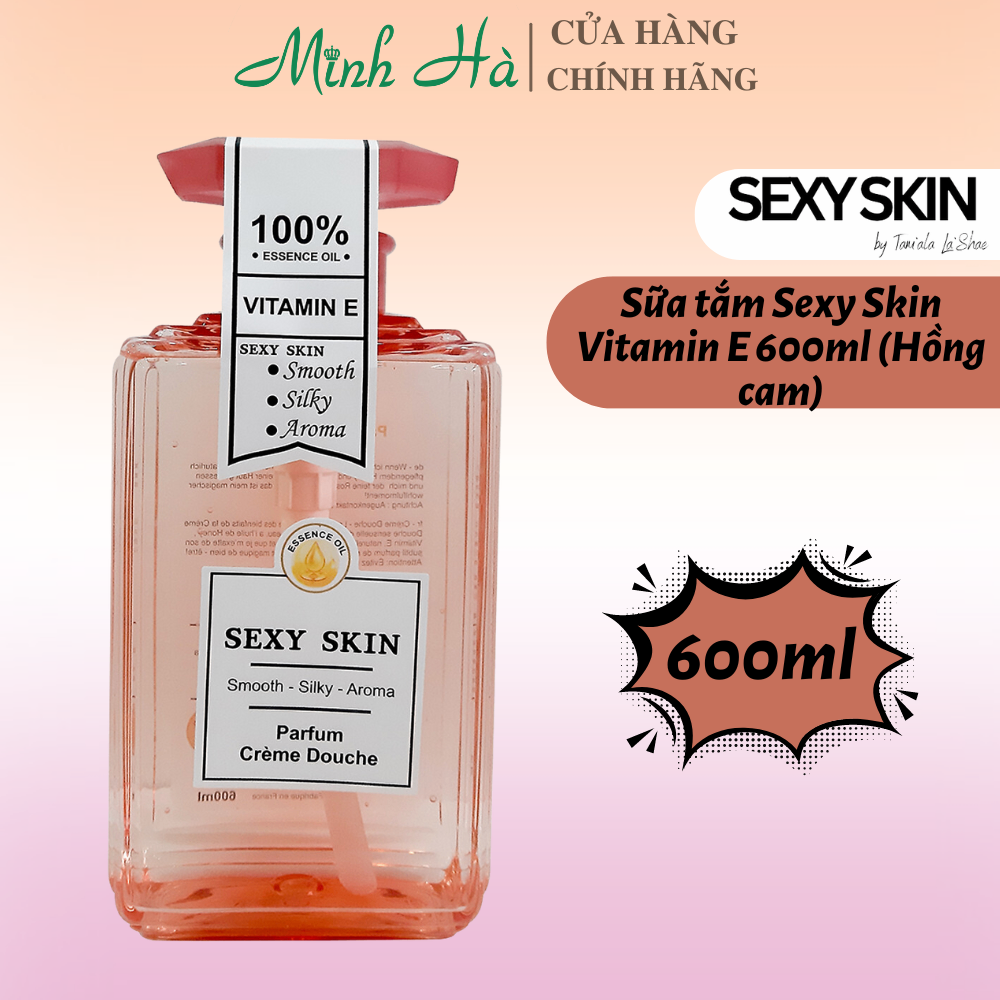 Sữa tắm nước hoa Sexy Skin 600ml dưỡng ẩm và lưu hương