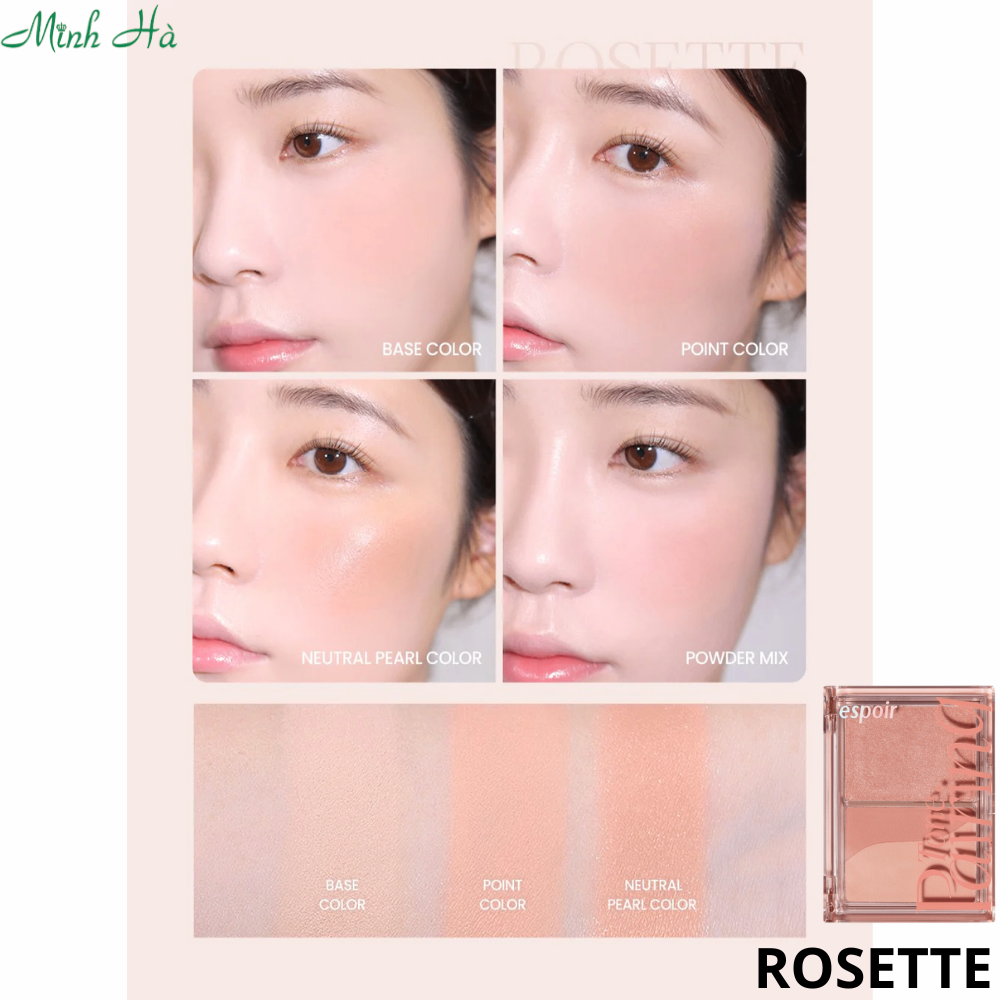 Phấn má hồng Espoir Tone Pairing Cheek 9.6g trang điểm và tạo chiều sâu cho khuôn mặt