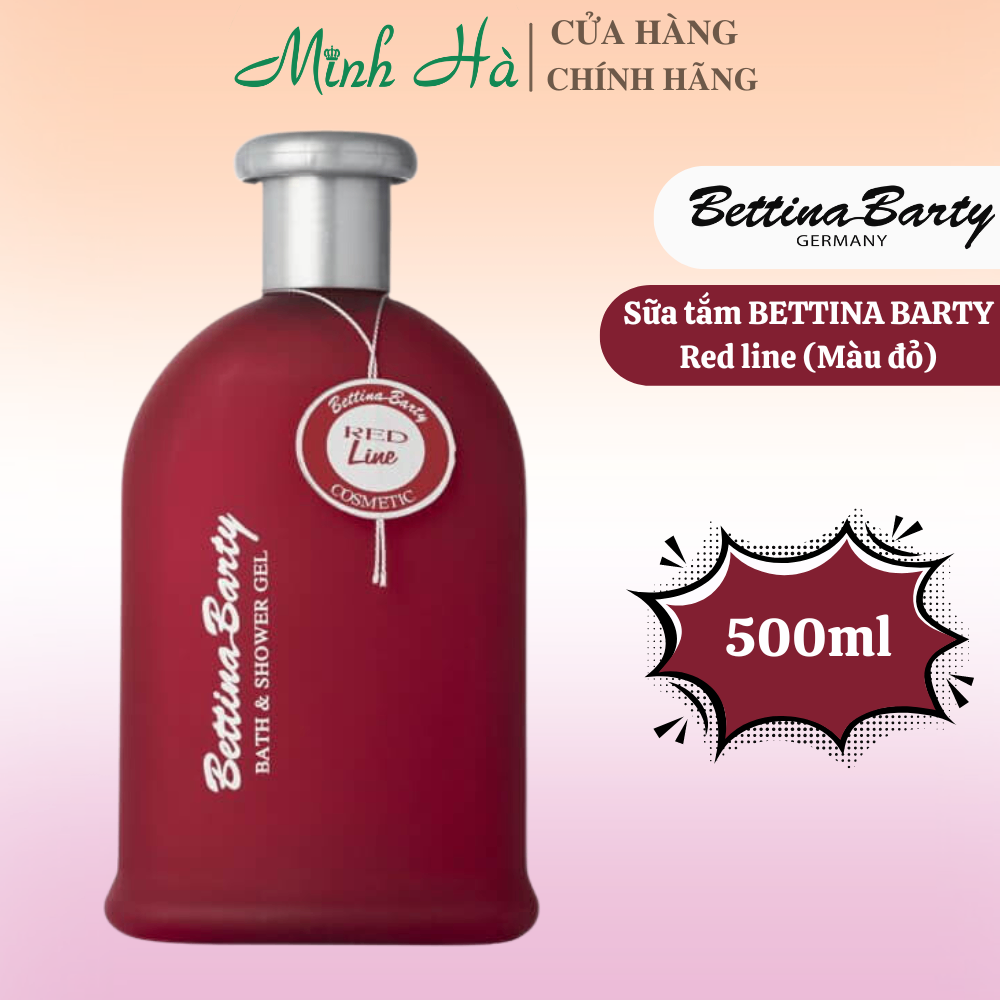 Sữa tắm Bettina Barty hương nước hoa Đức chai 500ml dưỡng ẩm và lưu hương