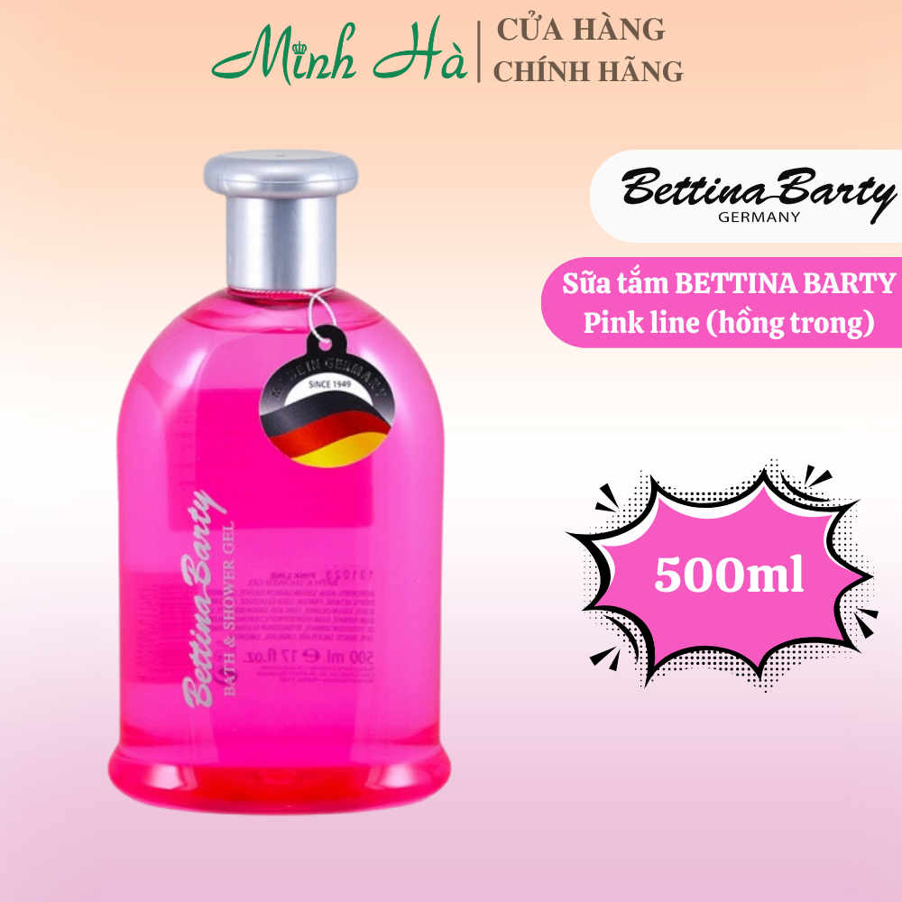 Sữa tắm Bettina Barty hương nước hoa Đức chai 500ml dưỡng ẩm và lưu hương
