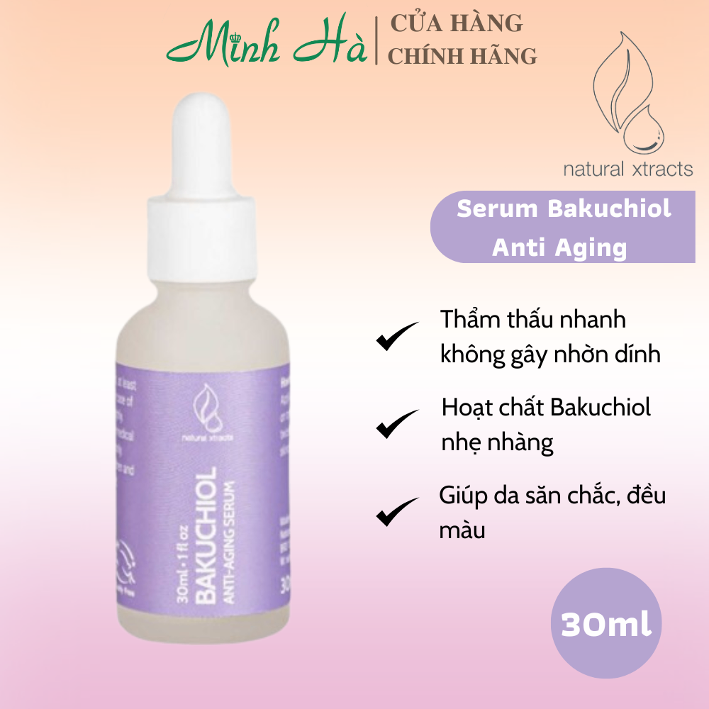 Serum dưỡng da Natural Xtracts 30ml cấp ẩm làm sáng da, ngăn ngừa lão hóa, cải thiện vùng thâm
