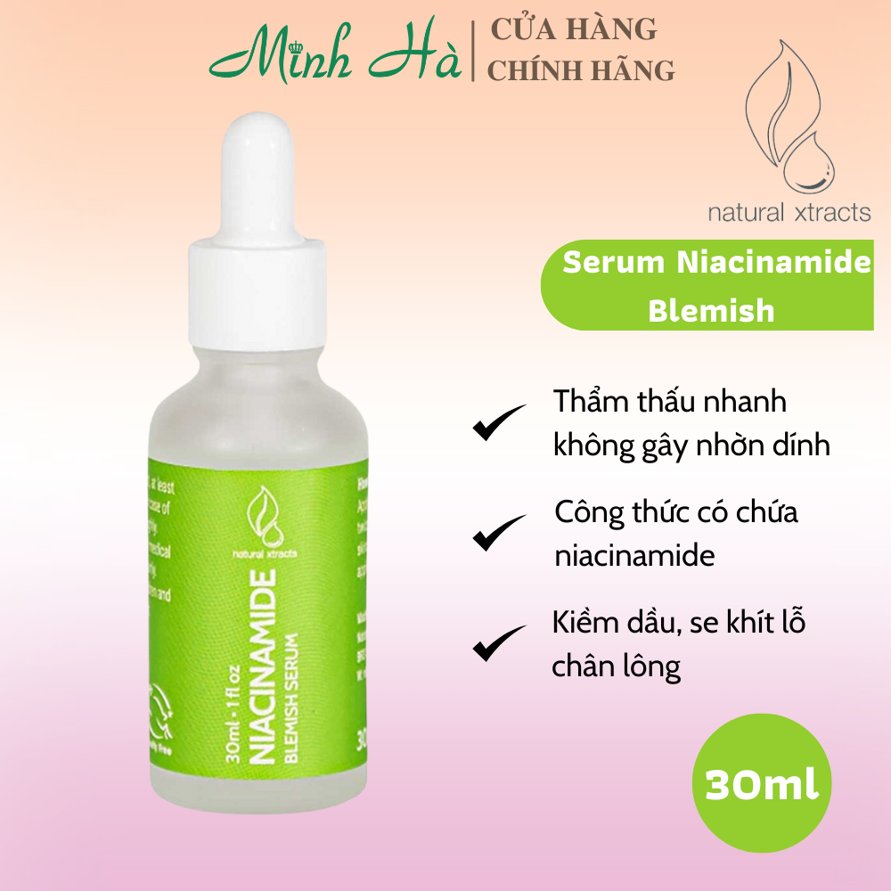 Serum dưỡng da Natural Xtracts 30ml cấp ẩm làm sáng da, ngăn ngừa lão hóa, cải thiện vùng thâm