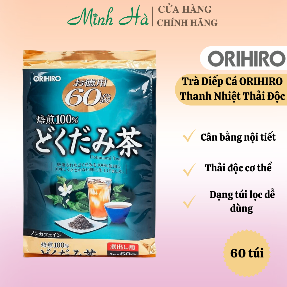 Trà túi lọc ORIHIRO Nhật Bản 60 gói các loại giúp cơ thể luôn khỏe