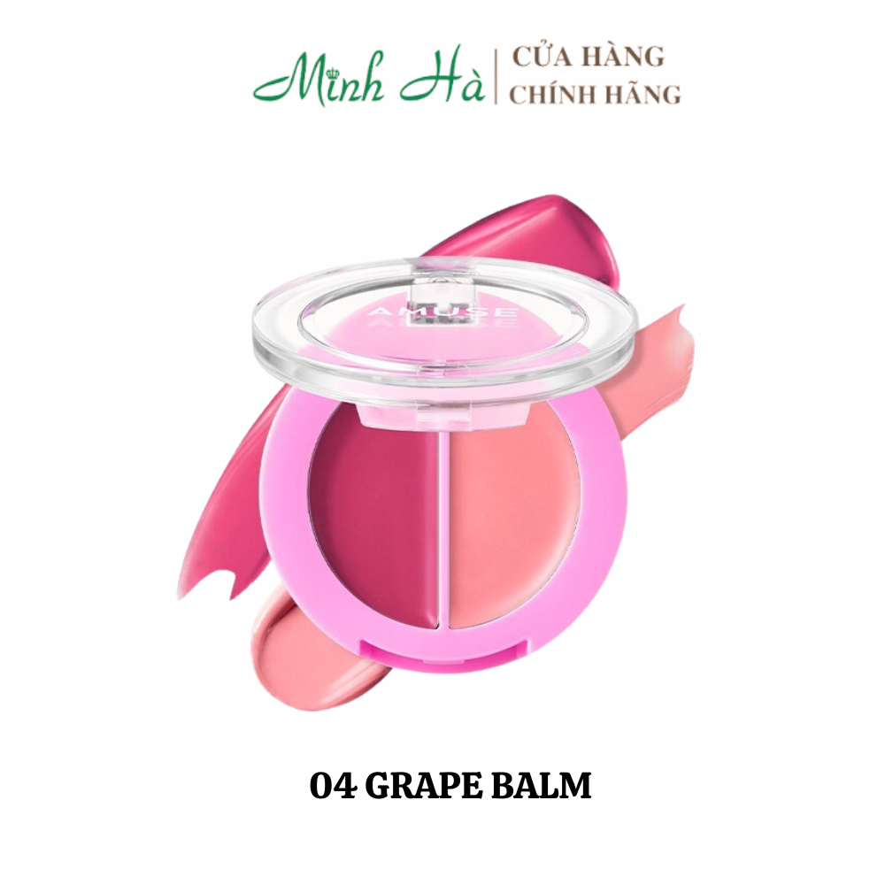 Son dưỡng môi kiêm má hồng AMUSE Lip & Cheek Healthy Balm 1.5g tiện lợi lâu màu chuẩn