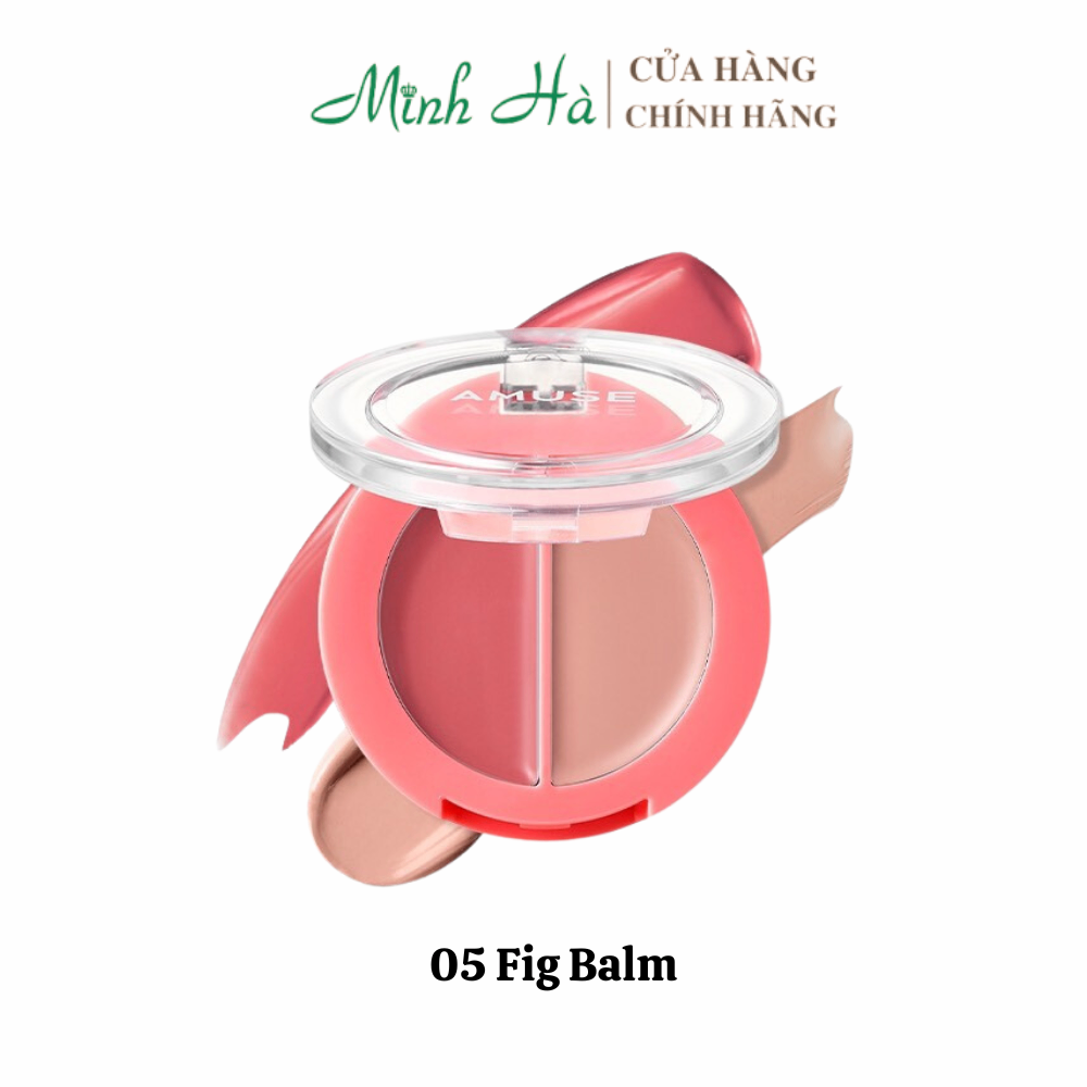 Son dưỡng môi kiêm má hồng AMUSE Lip & Cheek Healthy Balm 1.5g tiện lợi lâu màu chuẩn