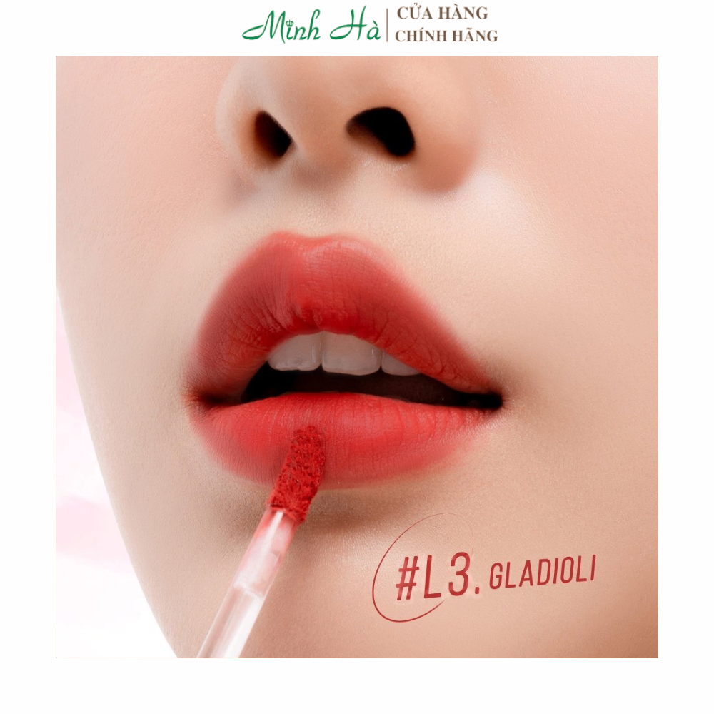 Son kem VACOSI Glaflo Matte VS14 5.5g lên màu chuẩn mịn lì