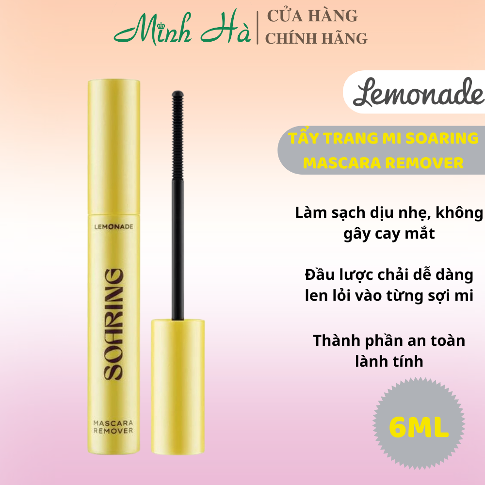 Tẩy trang mi Lemonade Soaring Mascara Remover 6ml làm sạch mi mắt dễ dàng
