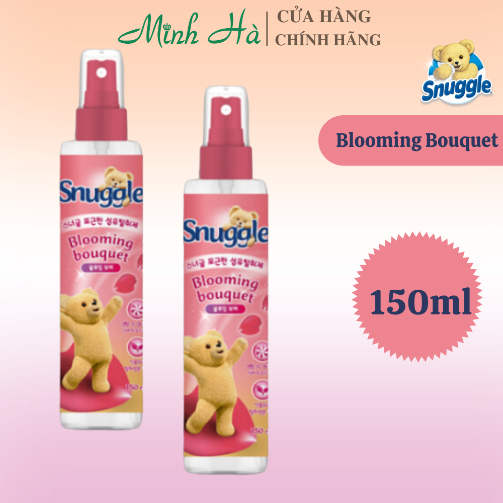 Xịt thơm quần áo Snuggle nội địa Hàn Quốc 150ml xịt thơm vải và khử mùi