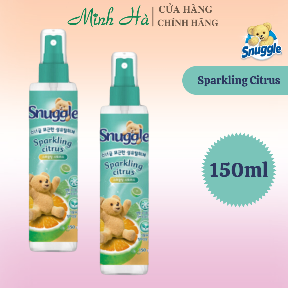 Xịt thơm quần áo Snuggle nội địa Hàn Quốc 150ml xịt thơm vải và khử mùi
