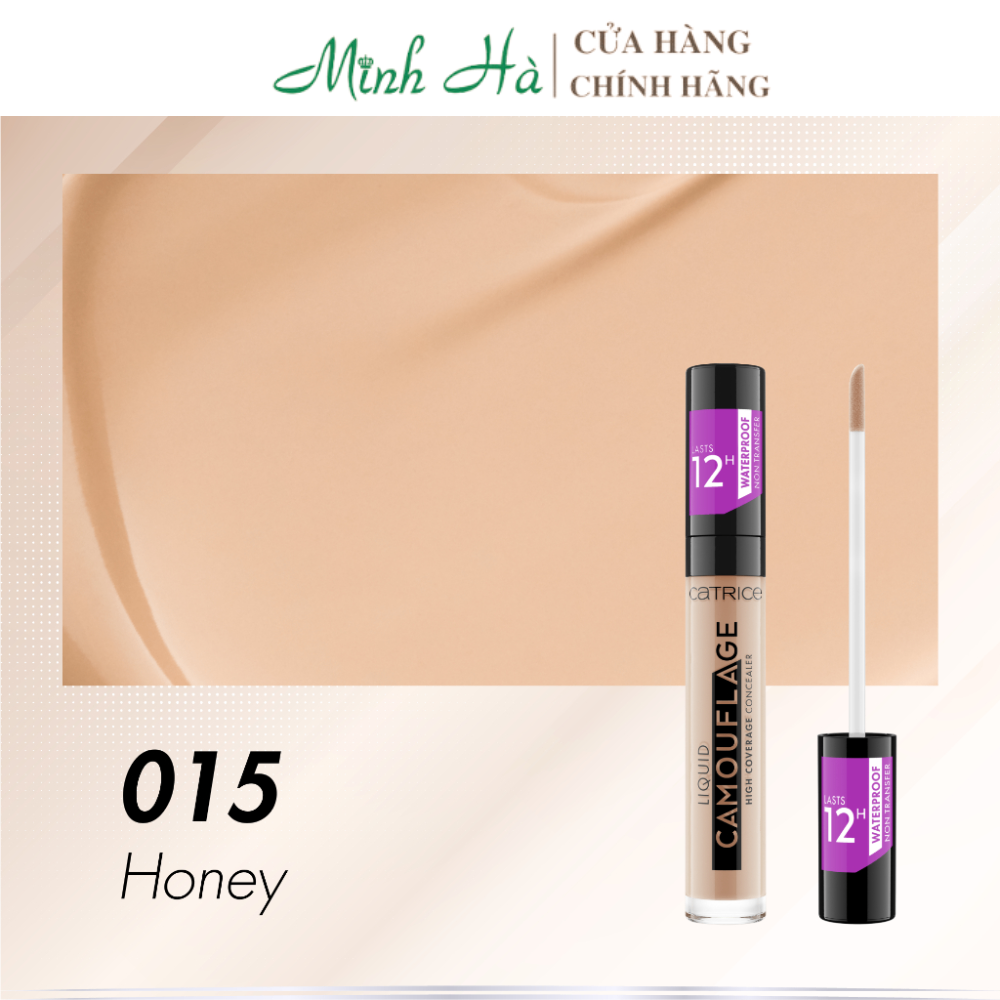 Kem che khuyết điểm dạng lỏng Catrice Camouflage high coverage conceraler 5ml lưu giữ trên da lên đến 12 giờ