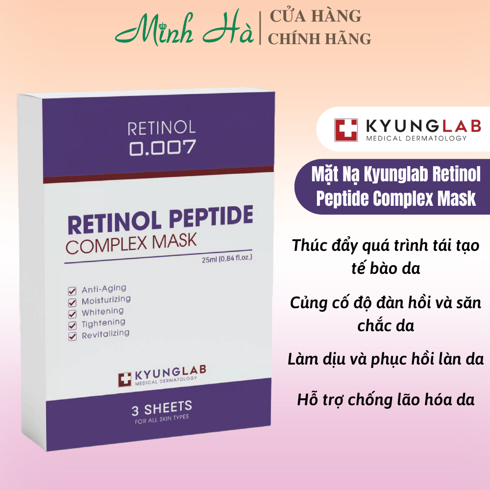 Mặt nạ Kyunglab Retinol Peptide Complex Mask 25ml chống lão hóa cho da