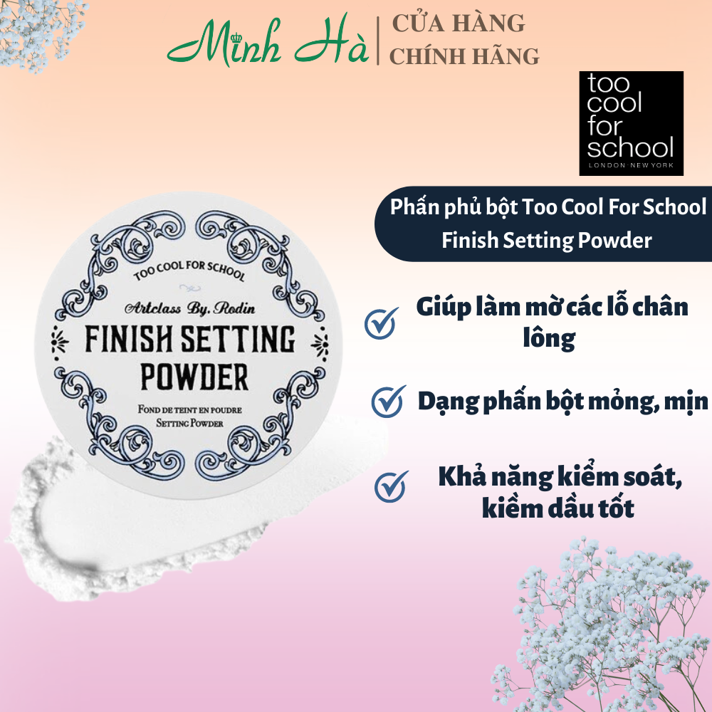 Phấn phủ bột Too Cool For School Finish Setting Powder 10g