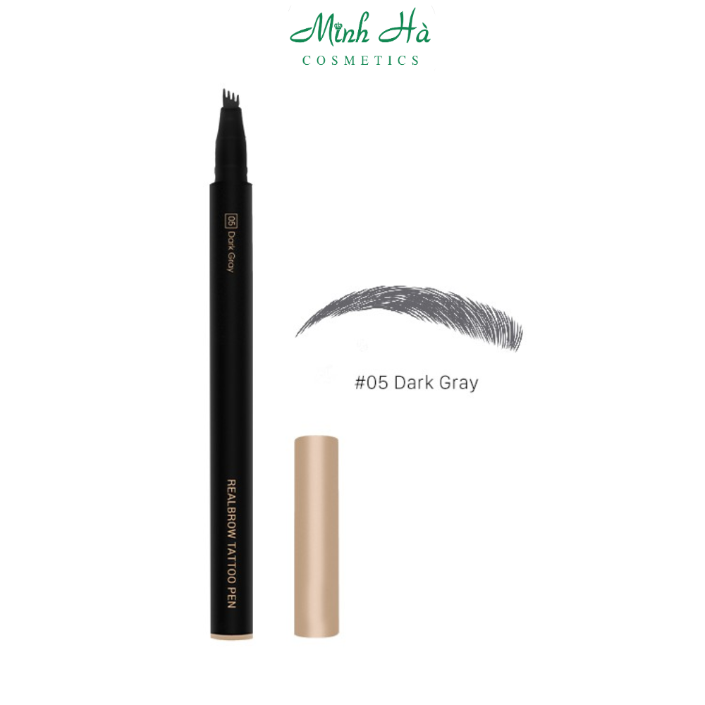 Bút kẻ sợi mày Vacosi Realbrow Tattoo Pen 3g vẽ và định hình chân mày dạng sợi như điêu khắc