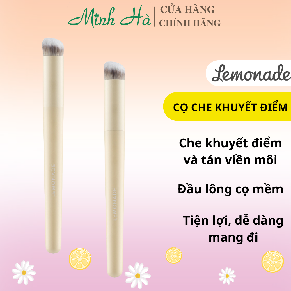 Cọ che khuyết điểm Lemonade Concealer Brush 10g chất lông mềm mịn được nén chặt