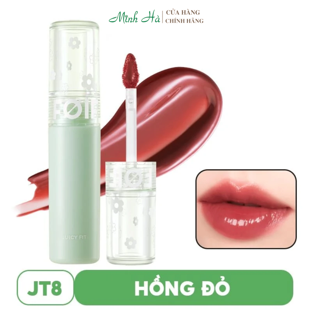 Son tint bóng thuần chay FOIF Juicy Fit Tint 3g ẩm mọng, bền màu