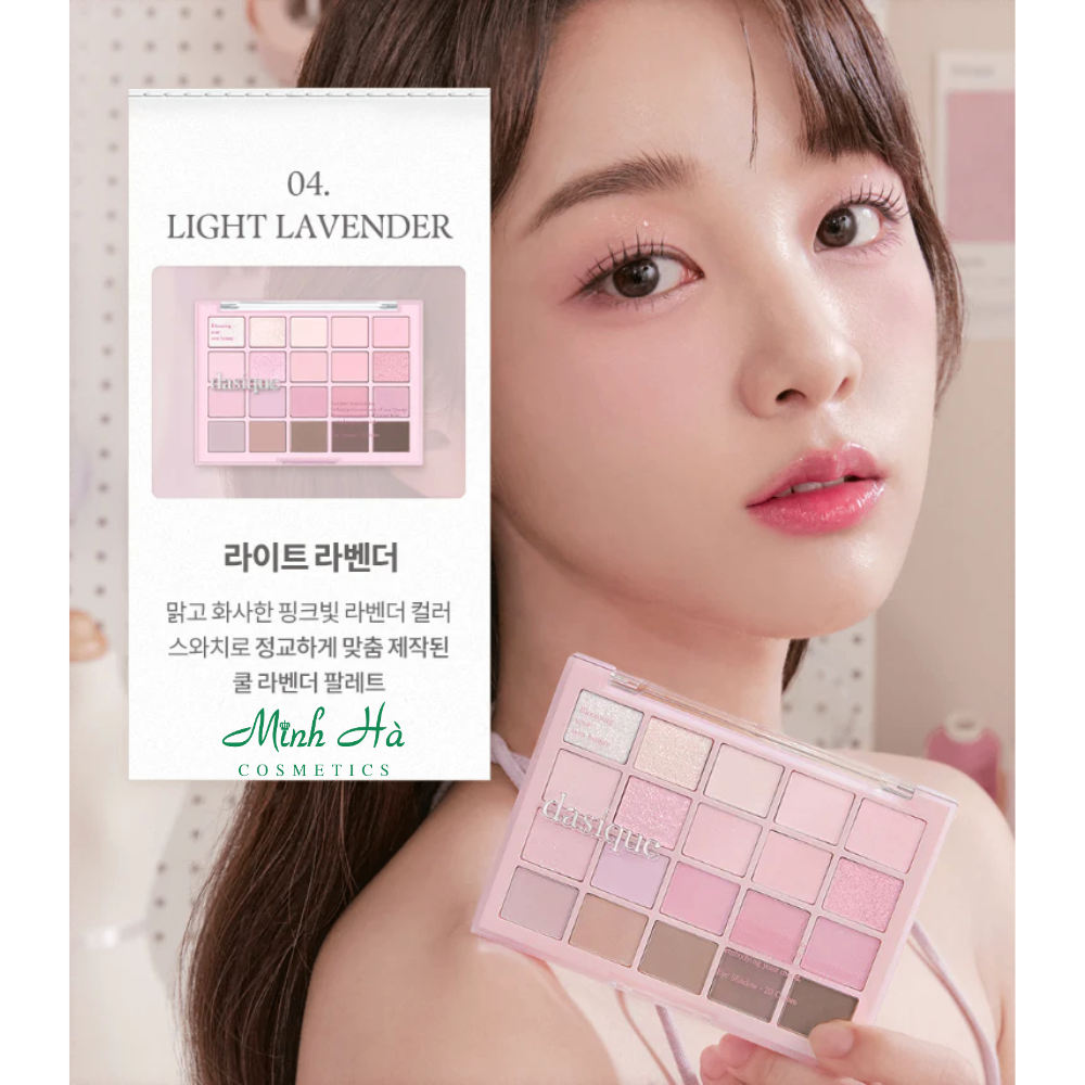 Phấn mắt trang điểm 20 ô Dasique Mood Shadow Palette 10g màu siêu xinh dễ tán
