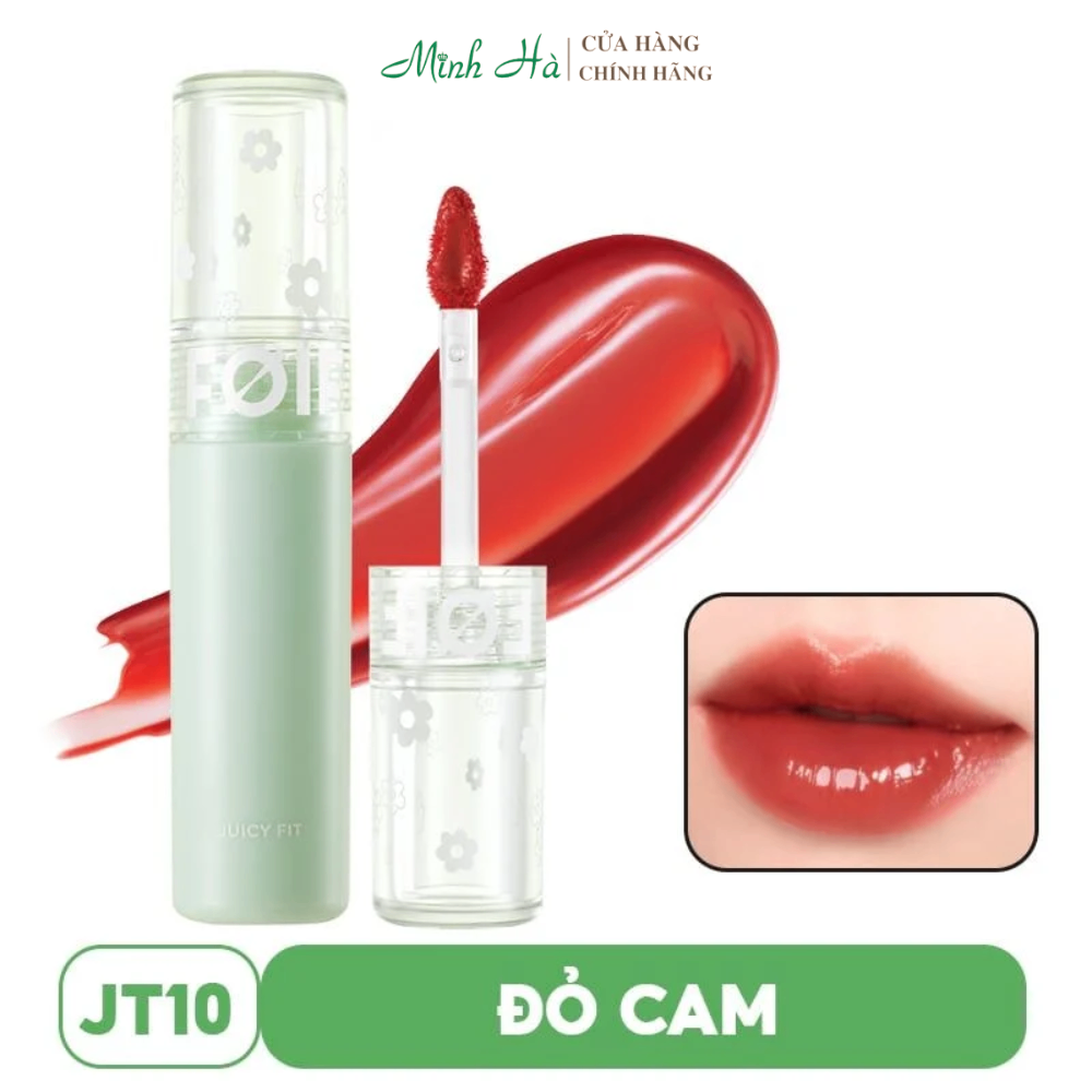Son tint bóng thuần chay FOIF Juicy Fit Tint 3g ẩm mọng, bền màu