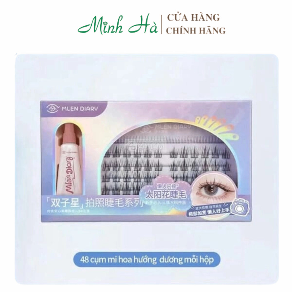 Mi giả Mlen Diary Sun Flower vỏ xanh 10g cho đôi mắt trở nên sáng sủa và thu hút