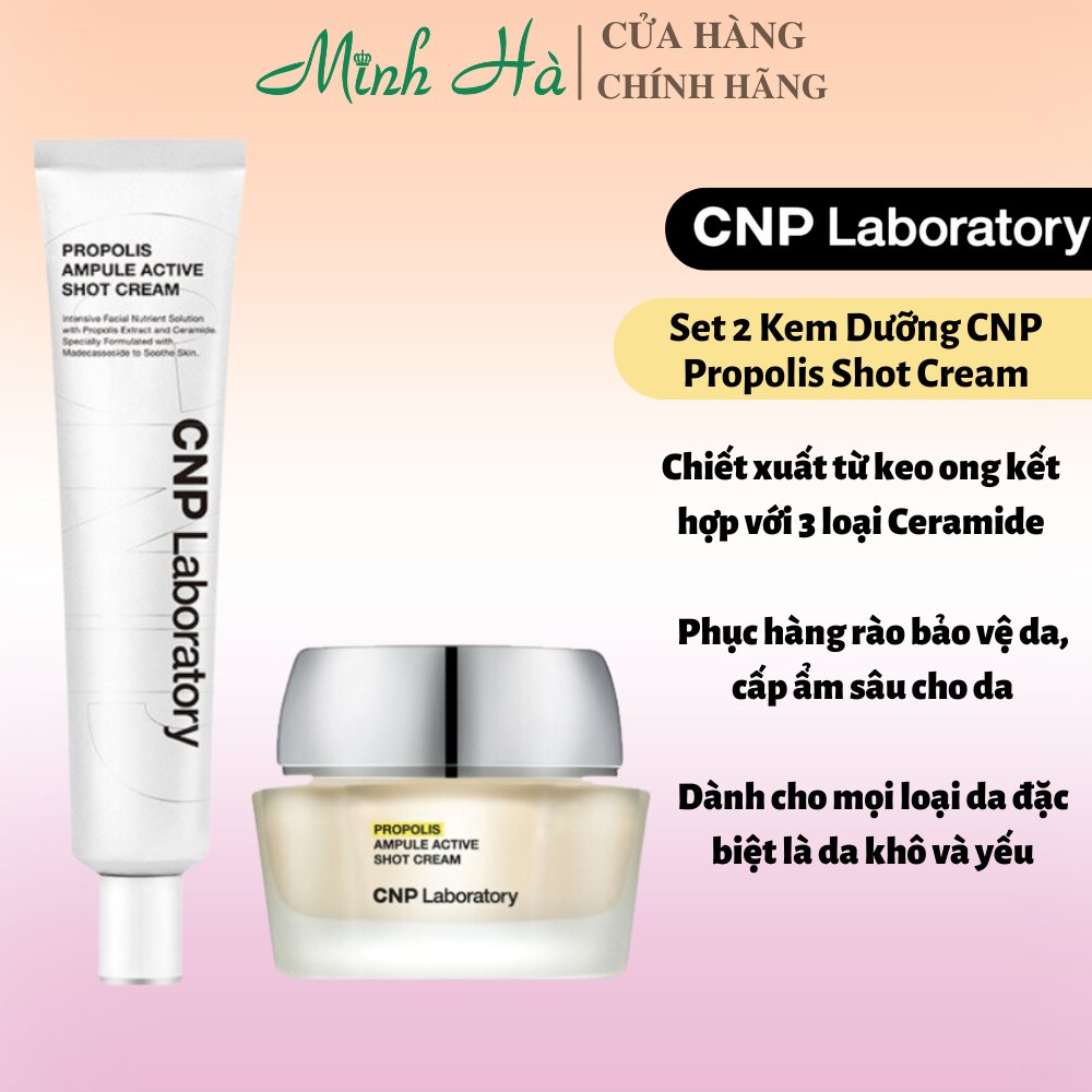 Set 2 Kem Dưỡng CNP Propolis Shot Cream (50ml x 2)