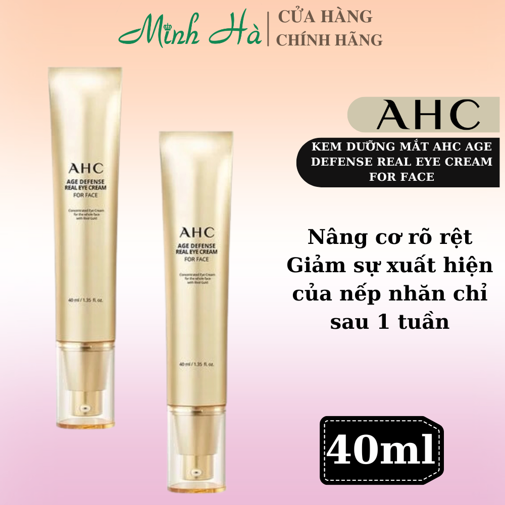 Kem mắt AHC Youth Lasting Real Eye Cream 30/40ml dưỡng trắng và giảm vết nhăn