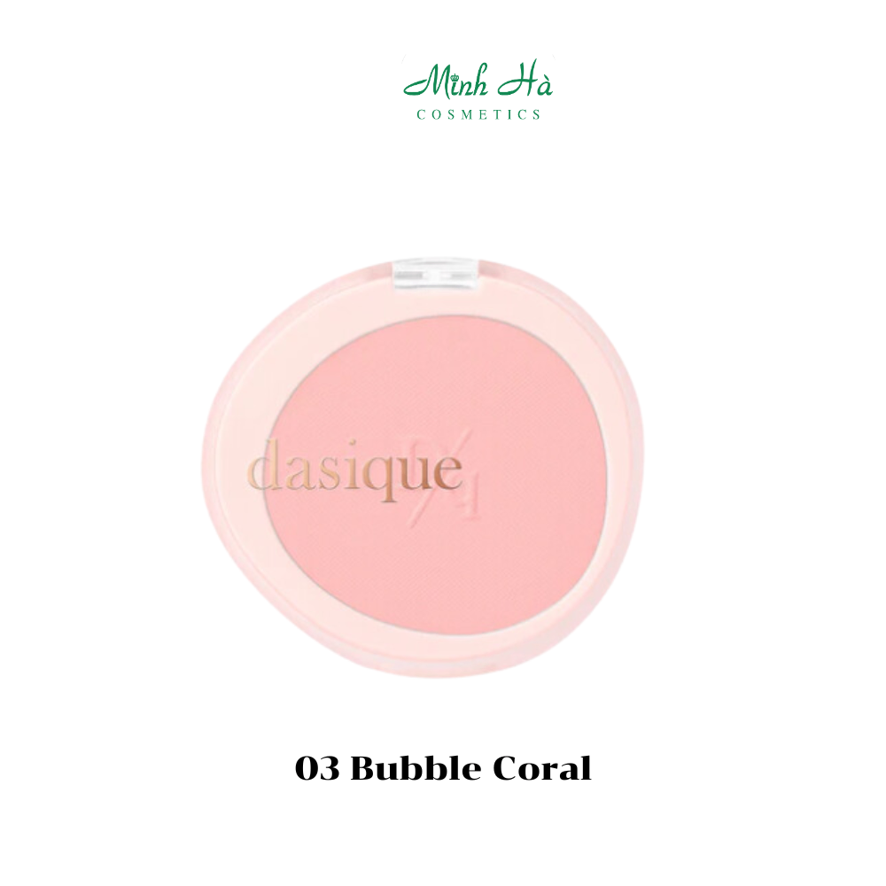 Phấn má hồng Dasique Soft Blur Cheek 5.7g chất phấn dễ tán mang lại lớp nền mịn màng