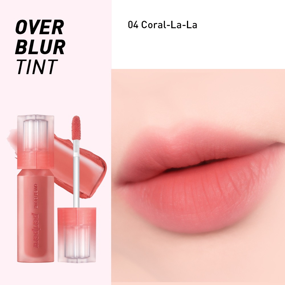 Son kem Peripera Over Blur Tint 3.5g lâu trôi, bền màu, hiệu ứng mịn lì